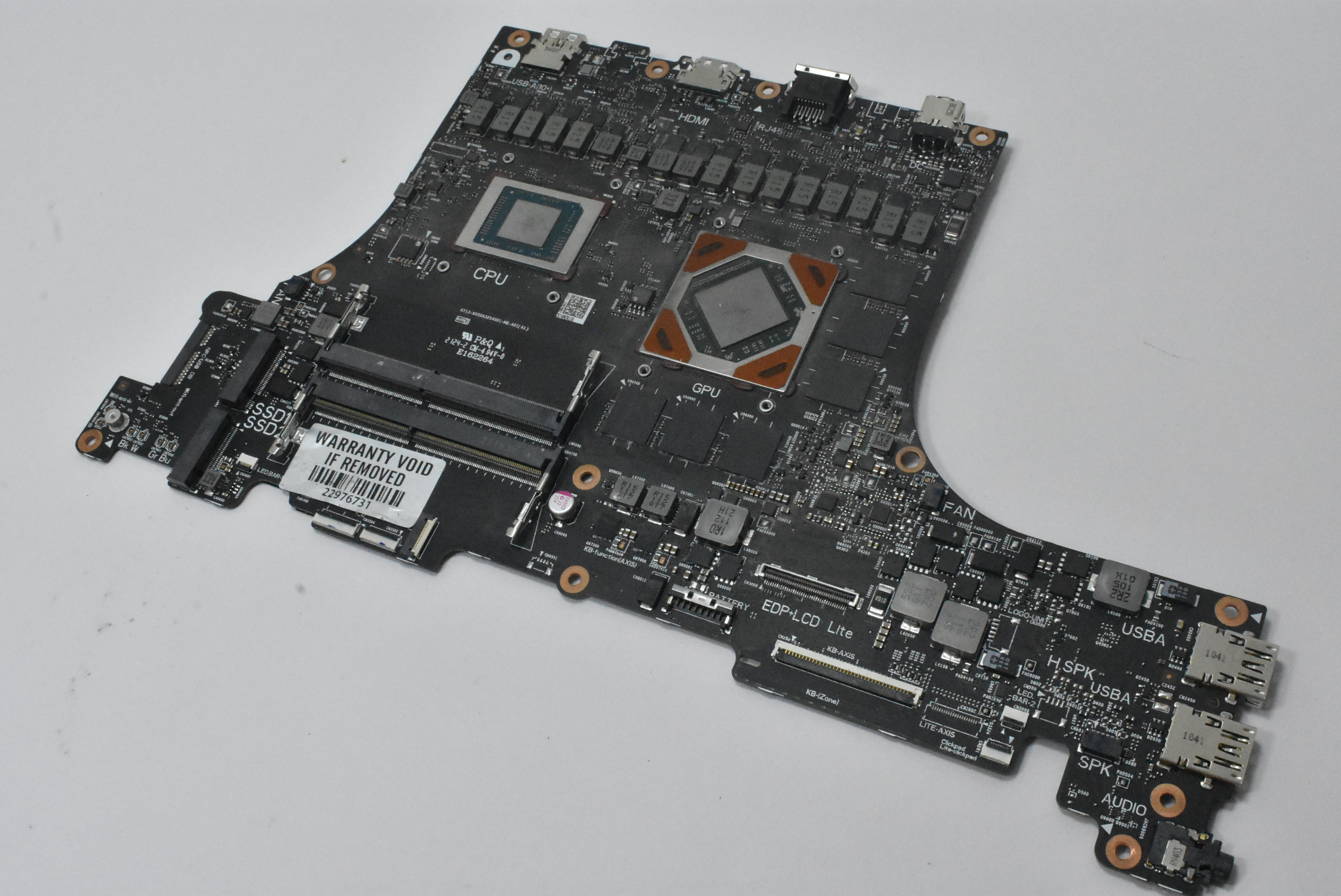 90NR06X0-R00010 Asus AMD Ryzen 9 5900HX RX 6800M Motherboard G513QY-212.SG15
