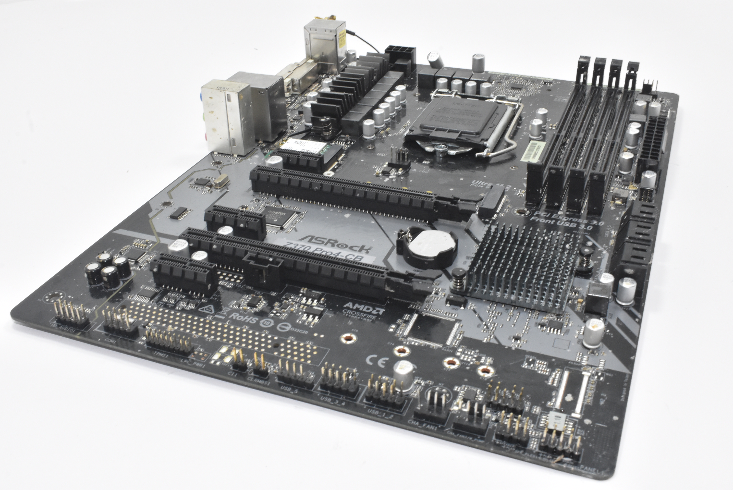 Z370-PRO4-CB iBUYPOWER Intel LGA1151 Gaming Motherboard No IO Shield Plate