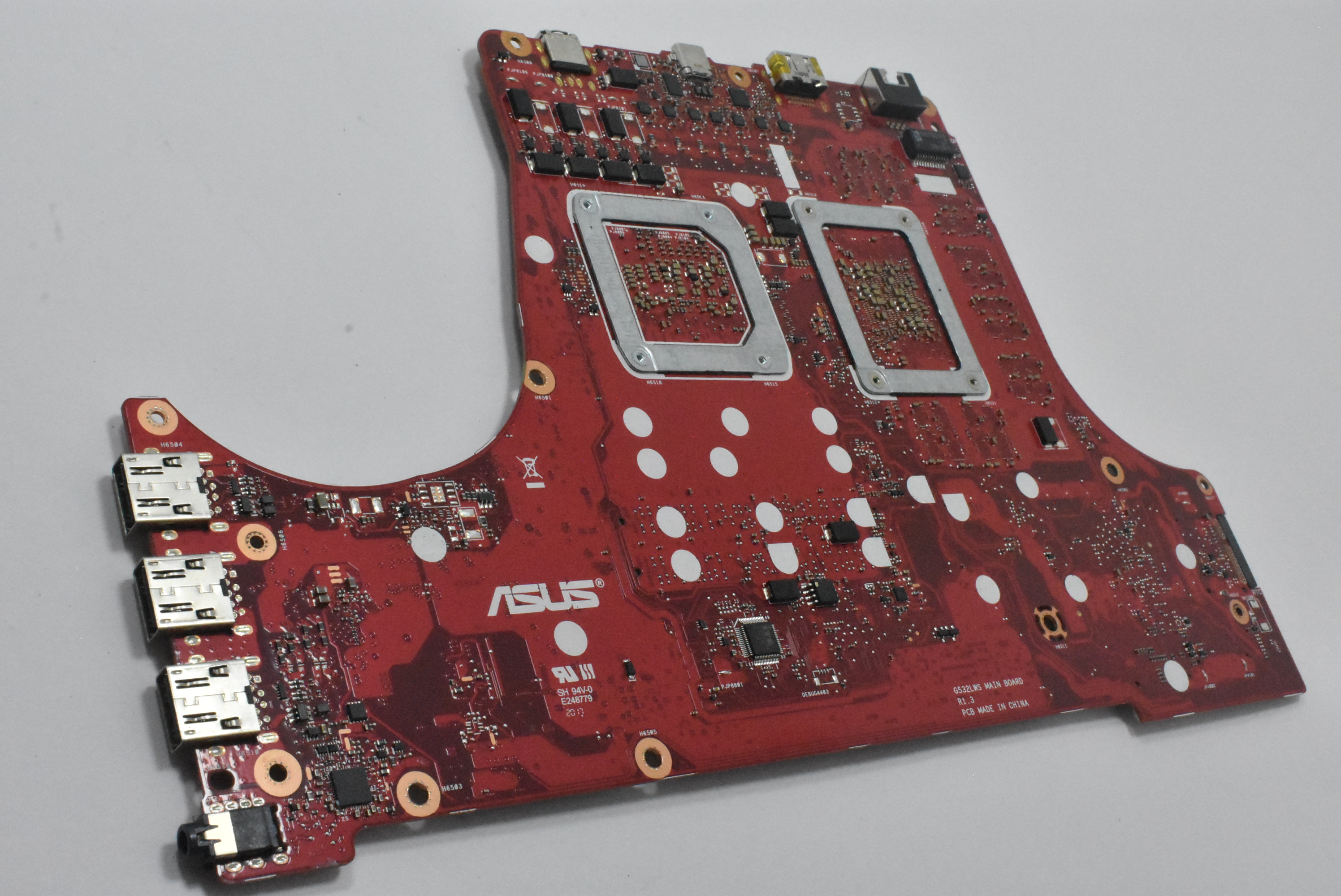 90NR0390-R00010 Asus Intel Core i7-10750H RTX 2070 Motherboard GL512LW-WS74