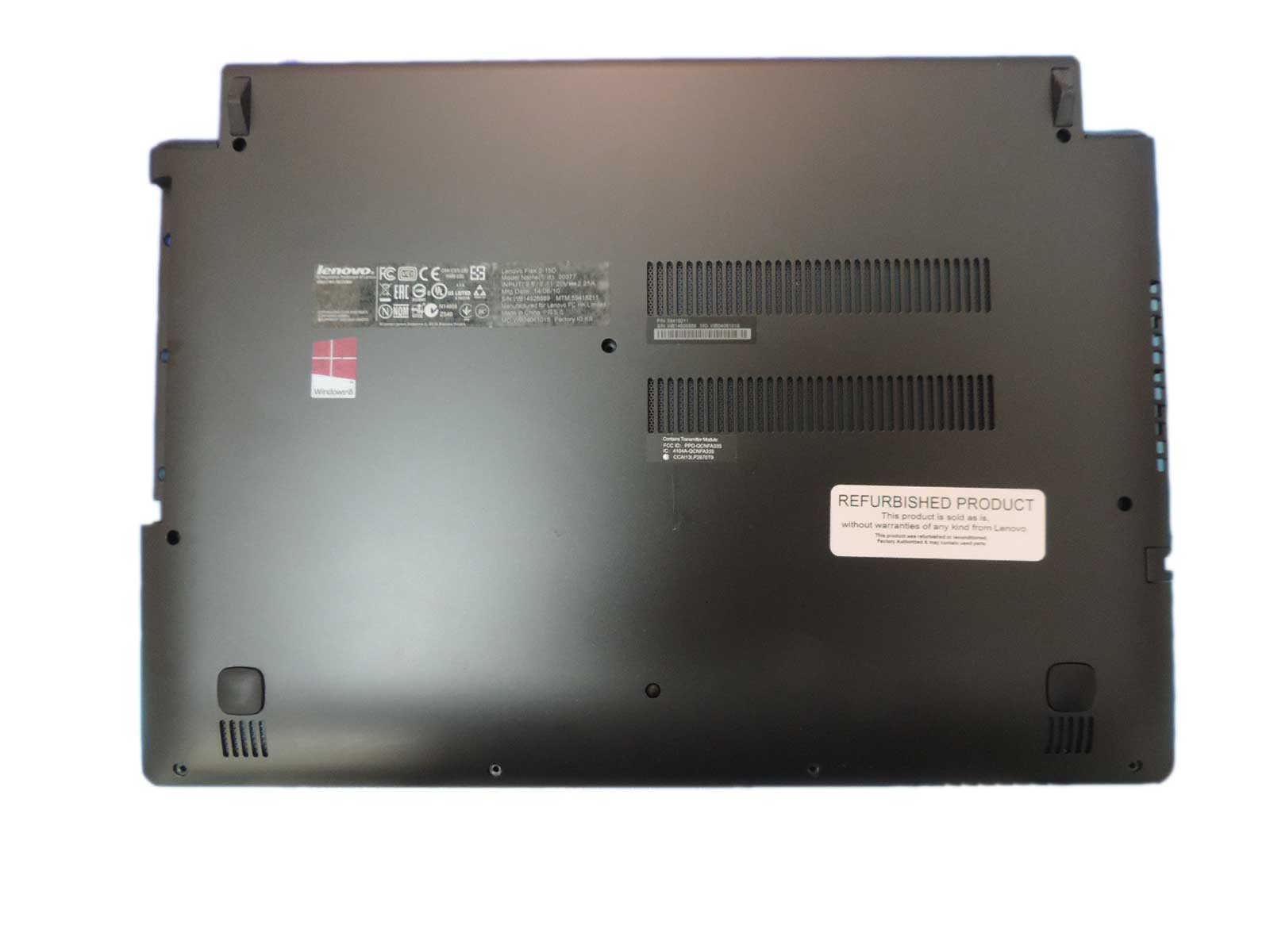 5CB0F76746 Lenovo Cover Lower Case W Black FLEX 15 2-IN-1 (I3)