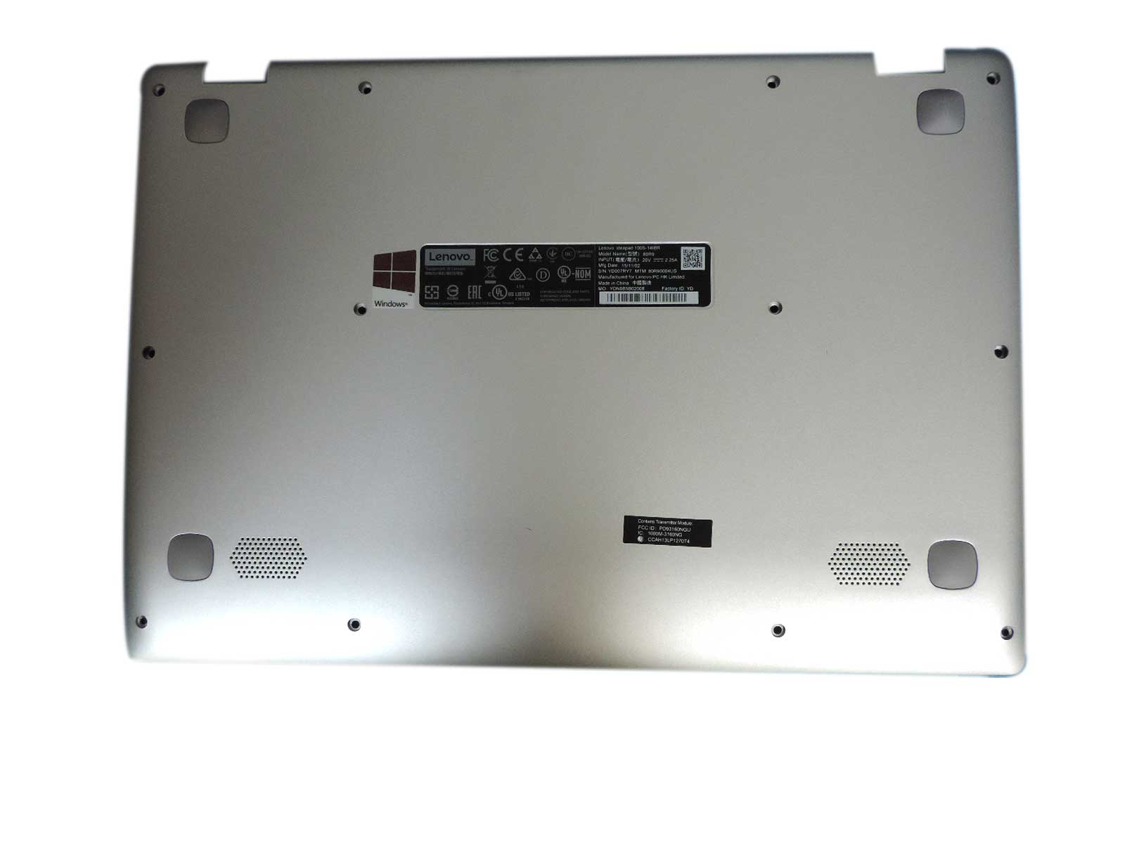 5CB0K69432 Lenovo Lower Cover 3n Silver IDEAPAD 100S-14IBR (80R9) 80R90004US