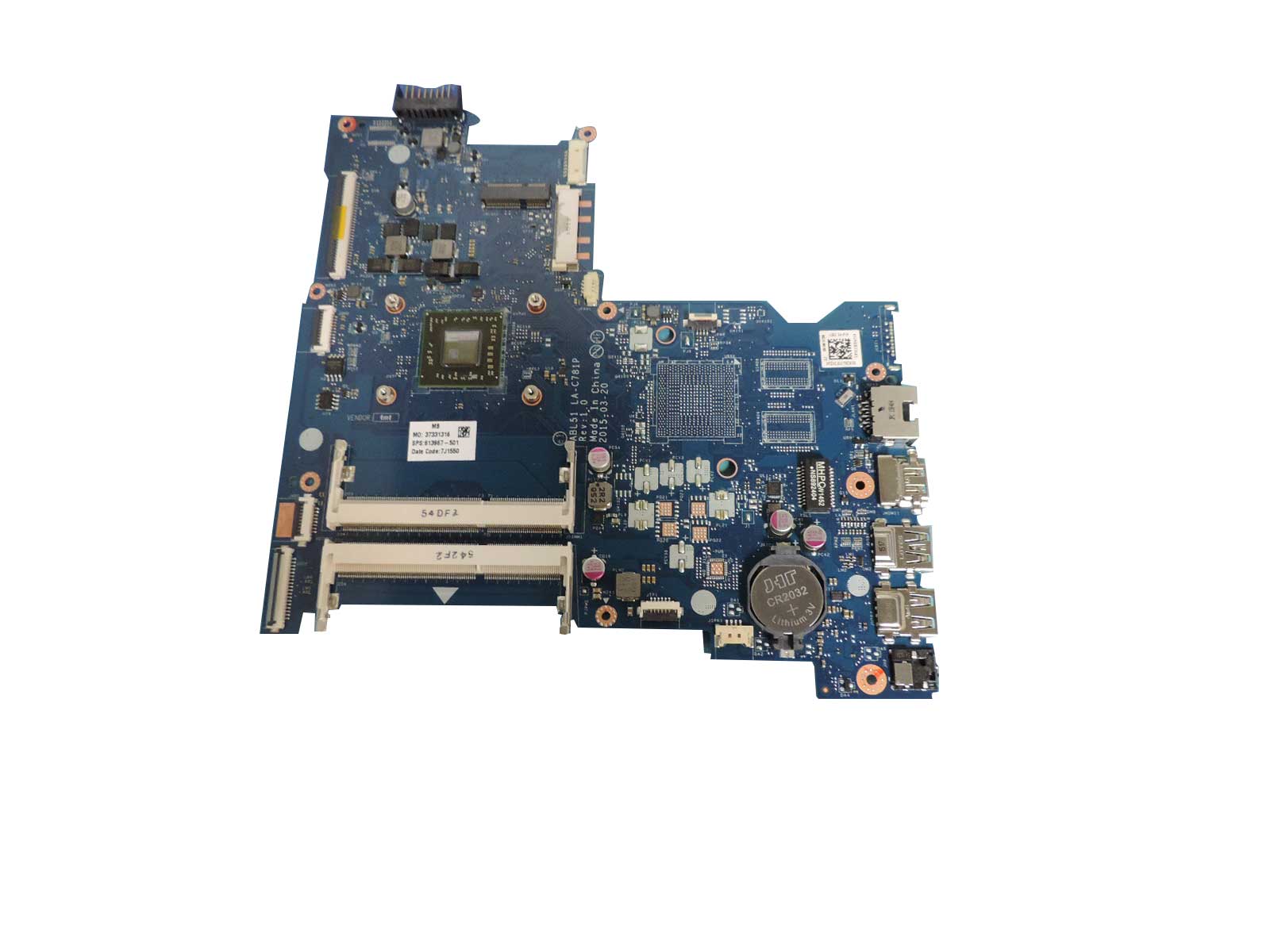 813967-501 Hp Uma Amd A6-6310 Std Motherboard 15-AF020