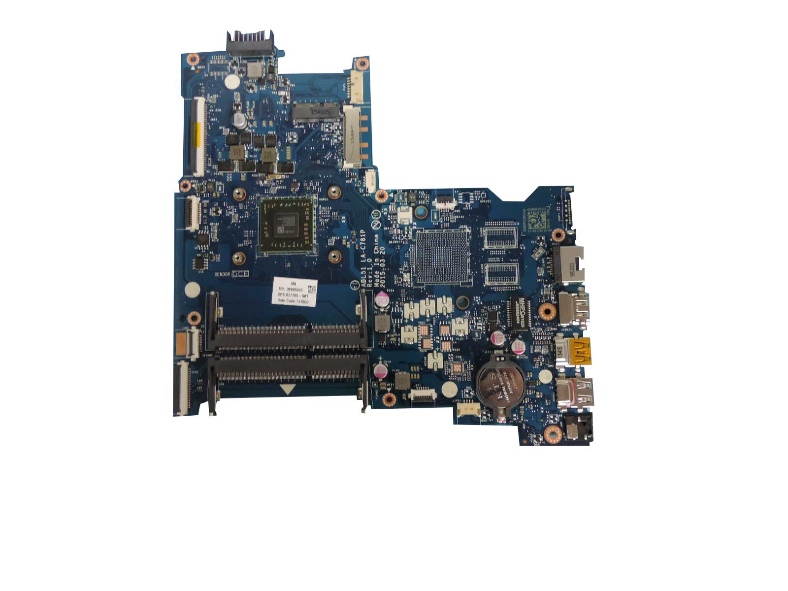 827705-601 Hp AMD A6-5200 Win Motherboard 15-AF131DX