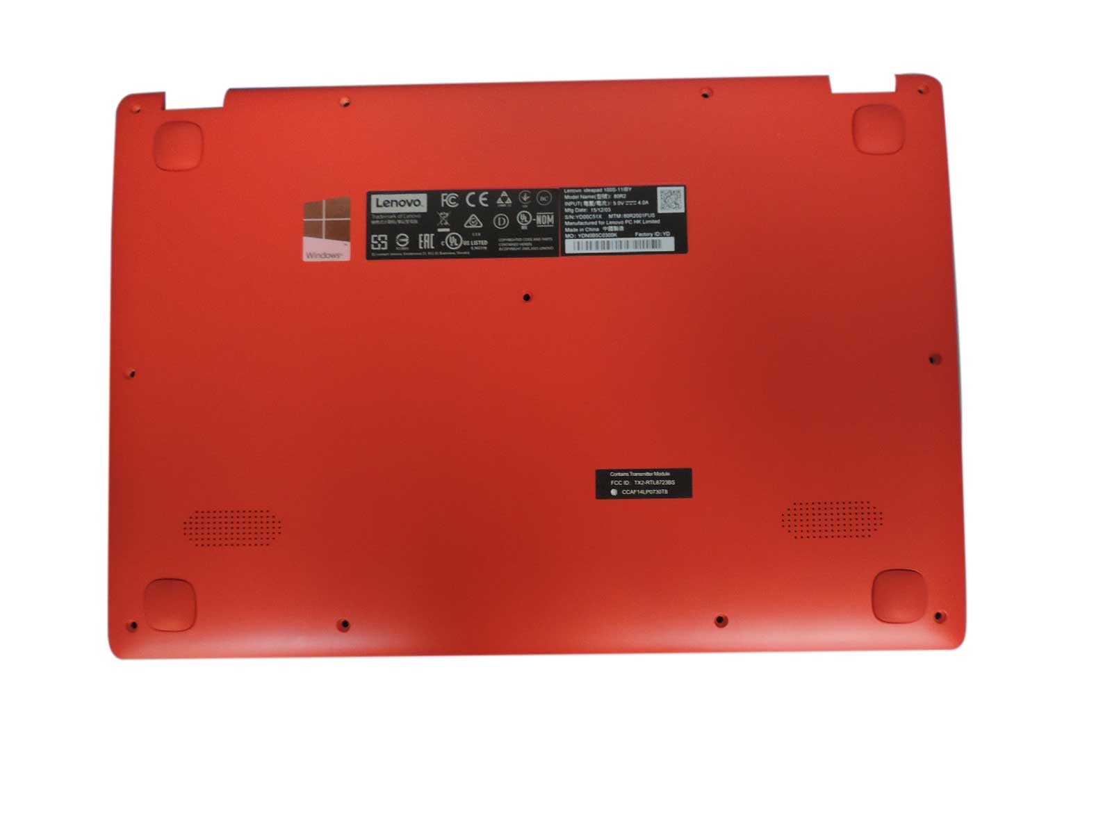 8S5CB0K3895211 Lenovo Bottom Base Cover IDEAPAD 100S-11IBY
