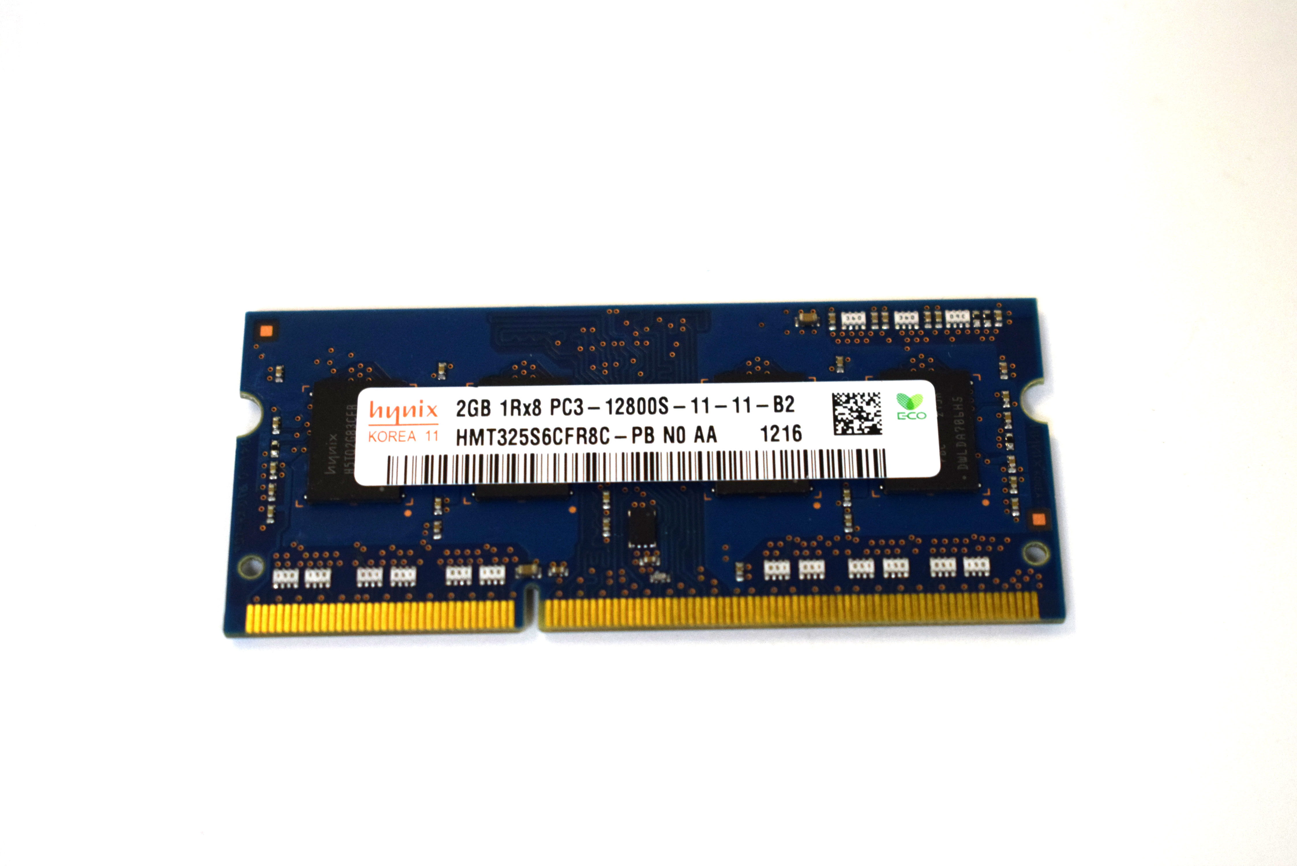 HMT325S6CFR8C Hynix 2gb 1rx8 Pc3-12800s-11 So-Dimm Memory
