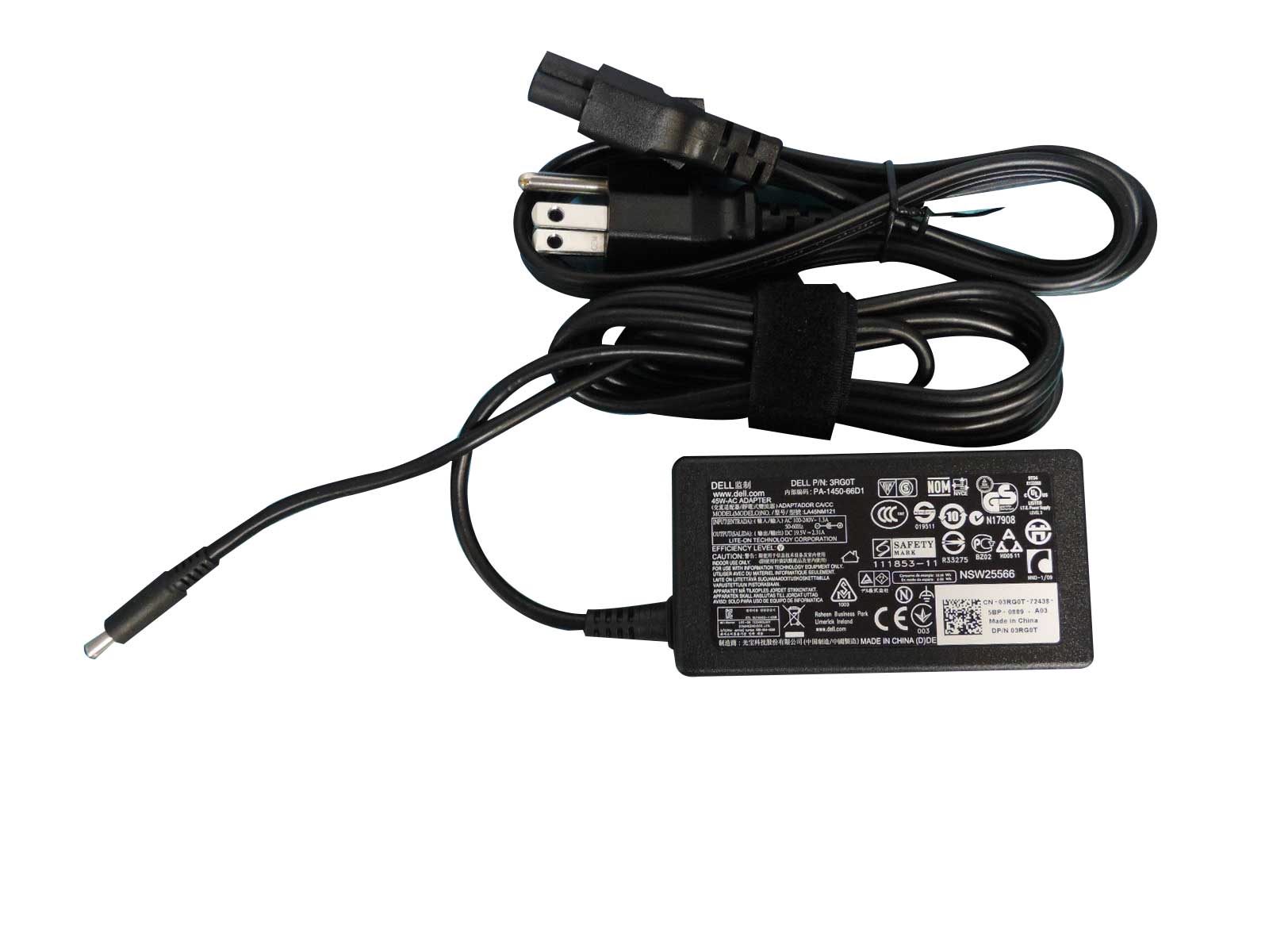 PA-20 Dell Adapter, 45W, 3 Pin